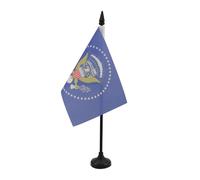 Drapeau de table USA Président 15x10cm - PETIT Drapeaux DE BUREAU américain - Etats-Unis 10 x 15 cm - AZ FLAG