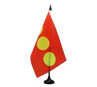 AZ FLAG Drapeau de Table Ville libre de Christiania 21x14 cm