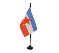 AZ FLAG Drapeau de Table Yougoslavie 15x10 cm Socle Plastique