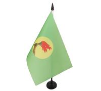 Drapeau de table Zaïre 21x14cm - PETIT Drapeaux DE BUREAU zaïrois 14 x 21 cm - AZ FLAG