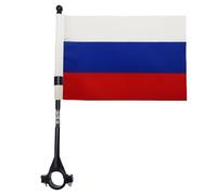 AZ FLAG - Drapeau de Vélo Russie - Drapeau Russe 100% Polyester Avec Hampe De 30cm Et Système D'Accroche - Bike Flag 30g - 21x14 cm