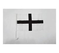 AZ FLAG Drapeau de Voiture Bretagne Kroaz Du 45x30 cm Ventouse