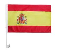 AZ FLAG Drapeau de Voiture Espagne 45x30 cm Maille Bloquée Ventouse