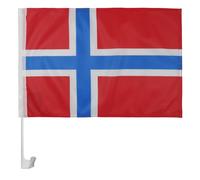 AZ FLAG Drapeau de Voiture Norvège 45x30 cm Maille Bloquée Ventouse