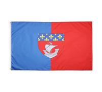 AZ FLAG Drapeau Département de Paris 150x90 cm Polyester 100D 2 Œillets