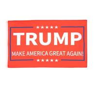 AZ FLAG - Drapeau Donald Trump Président Etats-Unis Rouge - 90x60 cm - Drapeau Élection Des Usa 100% Polyester Avec Oeillets Métalliques Intégrés - Pavillon 50 g
