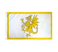 AZ FLAG Drapeau Dragon d'or du Pays de Galles 150x90 cm 2 Œillets