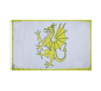 AZ FLAG Drapeau Dragon d'or du Pays de Galles 90x60 cm 2 Œillets