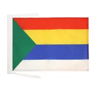 AZ FLAG Drapeau Druzes 45x30 cm Polyester 100D Cordelettes | Usage intérieur et extérieur Drapeau décoratif de la religion druze coutures doubles et bords renforcés