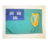 AZ FLAG - Drapeau Dublin - 45x30 cm - Pavillon Ville De Dublin En Irlande 100% Polyester Avec Deux Cordelettes - 20g