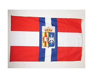 AZ FLAG - Drapeau Duché de Modène de guerre 1452-1859 - 150x90 cm - Drapeau Italien Ancien - Italie 100% Polyester Avec Fourreau et cordelette - Pavillon 110 g