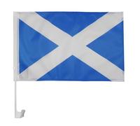 AZ FLAG - Drapeau Ecosse Pour Décoration Voiture Avec Attaches En PVC Et Système d'Accroche - Car Flag Écossais - 100% Polyester - 50g - 45x30 cm