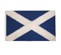AZ FLAG - Drapeau Ecosse Premium - 150x90 cm - Drapeau Écossais Cousu et Brodé Nylon 200D Avec Oeillets Métalliques Intégrés - 200 g