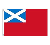 AZ FLAG - Drapeau Ecosse Red Ensign - 150x90 cm - Drapeau Marine Écossaise 100% Polyester Avec Oeillets Métalliques Intégrés - Pavillon 110 g