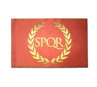 AZ FLAG - Drapeau Empire Romain - 150x90 cm - Drapeau Des Romains - Jules César 100% Polyester Avec Fourreau et cordelette - Pavillon 110 g