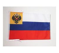 AZ FLAG - Drapeau Empire Russe 1914-1917 - 45x30 cm - Pavillon Impérial De Russie 100% Polyester Avec Deux Cordelettes - 20g