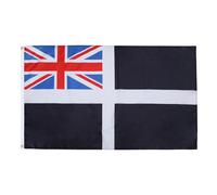 AZ FLAG Drapeau Enseigne de Cornouaille 90x60 cm Polyester 100D 2 Œillets | Usage intérieur et extérieur Drapeau décoratif breton coutures doubles et bords renforcés avec œillets métalliques