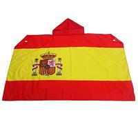 AZ FLAG Drapeau Espagne 150x90 cm - Cape Drapeau Espagnol 100% Polyester Avec Manches Intégrées - Body Flag 80g