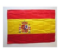 AZ FLAG - Drapeau Espagne - 150x90 cm - Drapeau Espagnol en Satin avec Oeillets Métaliques Intégrés - Pavillon 110 g