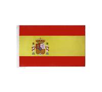 AZ FLAG - Drapeau Espagne - 150x90 cm - Polyester léger - Drapeau Espagnol Avec Fourreau et Cordelettes - 80g