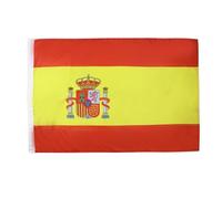 AZ FLAG Drapeau Espagne 90x60 cm Drapeau Espagnol Polyester Léger Fourreau