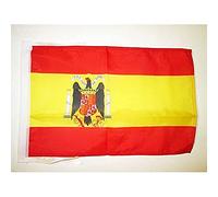 AZ FLAG - Drapeau Espagne Franco 1938-1945 - 45x30 cm - Pavillon Espagnol Franquiste 100% Polyester Avec Deux Cordelettes - 20g