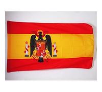 AZ FLAG - Drapeau Espagne franquiste 1945-1977 - 90x60 cm - Drapeau Espagnol De Franco 100% Polyester Avec Fourreau et Cordelette - Pavillon 50 g