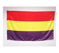 AZ FLAG Drapeau Espagnol Républicain 150x90 cm Satin Fourreau
