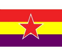 AZ FLAG Drapeau Espagnol Républicain Armée populaire 90x60 cm 2 Œillets