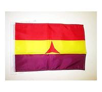 AZ FLAG - Drapeau Espagnol Républicain Brigades internationales - 45x30 cm - Pavillon Espagne Républicaine 100% Polyester Avec Deux Cordelettes - 20g