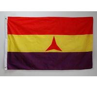 AZ FLAG - Drapeau Espagnol Républicain Brigades internationales - 90x60 cm - Drapeau Espagne Républicaine 100% Polyester Avec Oeillets Métalliques Intégrés - Pavillon 50 g