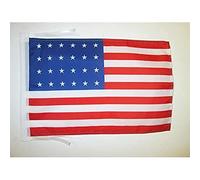 AZ FLAG - Drapeau Etats-Unis 1822-1836 24 étoiles - 45x30 cm - Pavillon Américain Ancien 100% Polyester Avec Deux Cordelettes - 20g