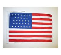 AZ FLAG - Drapeau Etats-Unis 1851-1858 31 étoiles - 45x30 cm - Pavillon Américain Ancien 100% Polyester Avec Deux Cordelettes - 20g