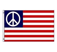 AZ FLAG Drapeau Etats-Unis Paix standard 150x90 cm Polyester 100D 2 Œillets