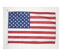 AZ FLAG - Drapeau Etats-Unis Spécial Extérieur - 90x60 cm - Pavillon Nautique Américain - Usa En Maille Bloquée Avec Anneaux Plastiques Intégrés - 80g
