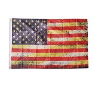 AZ FLAG - Drapeau Etats-Unis Vintage - 150x90 cm - Drapeau Américain - Usa Vieilli 100% Polyester Avec Oeillets Métalliques Intégrés - Pavillon 110 g