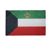 AZ FLAG - Drapeau Etendard de l'Emir du Koweit - 150x90 cm - Drapeau Émirat Koweït 100% Polyester Avec Fourreau et cordelette - Pavillon 110 g