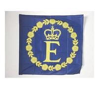 AZ FLAG Drapeau Etendard Reine Élisabeth II du Royaume-Uni 90x90 cm