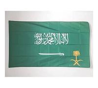 AZ FLAG - Drapeau Etendard royal d'Arabie Saoudite - 90x60 cm - Drapeau Royaume Saoudien 100% Polyester Avec Fourreau et Cordelette - Pavillon 50 g