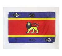 AZ FLAG - Drapeau Etendard royal du Swaziland - 45x30 cm - Pavillon Royaume Ngwane 100% Polyester Avec Deux Cordelettes - 20g