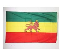 AZ FLAG Drapeau Ethiopie 1897-1974 150x90 cm Polyester 100D Fourreau | Usage intérieur et extérieur Drapeau décoratif ethiopien coutures doubles et bords renforcés avec fourreau pour mât