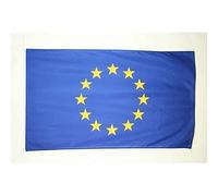 AZ FLAG - Drapeau Europe - 150x90 cm - Polyester léger - Drapeau Européen - Union Européenne - Ue Avec Oeillets Métalliques Intégrés - 80g