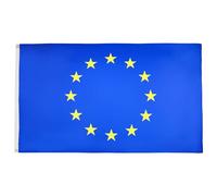 AZ FLAG - Drapeau Europe - 90x60 cm - Drapeau Européen - Union Européenne - Ue 100% Polyester Avec Oeillets Métalliques Intégrés - Pavillon 50 g