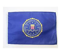 Drapeau FBI des Etats-Unis 45x30cm - PAVILLON Federal Bureau of Investigation des USA 30 x 45 cm haute qualité - AZ FLAG