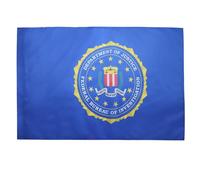 AZ FLAG - Drapeau FBI des Etats-Unis - 90x60 cm - Drapeau Federal Bureau Of Investigation Des Usa 100% Polyester Avec Fourreau et Cordelette - Pavillon 50 g