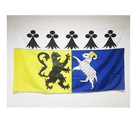 AZ FLAG - Drapeau Finistère - 150x90 cm - Drapeau Département Français - Bretagne 100% Polyester Avec Fourreau et cordelette - Pavillon 110 g