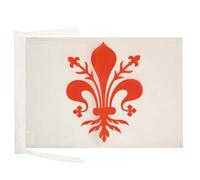 AZ FLAG - Drapeau Florence - 45x30 cm - Pavillon Firenze En Toscane 100% Polyester Avec Deux Cordelettes - 20g