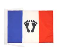 AZ FLAG Drapeau Français d'Algérie 45x30 cm Polyester 100D Cordelettes