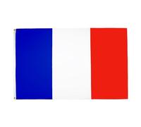 AZ FLAG - Drapeau France - 90x60 cm - Polyester léger - Drapeau Français Avec Oeillets Métalliques Intégrés - 40g