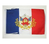 AZ FLAG - Drapeau France Armoiries 3ème république - 45x30 cm - Pavillon Français Emblème 1898 100% Polyester Avec Deux Cordelettes - 20g